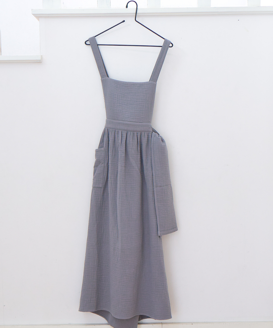 COTTON GAUZE APRON TOWEL SET