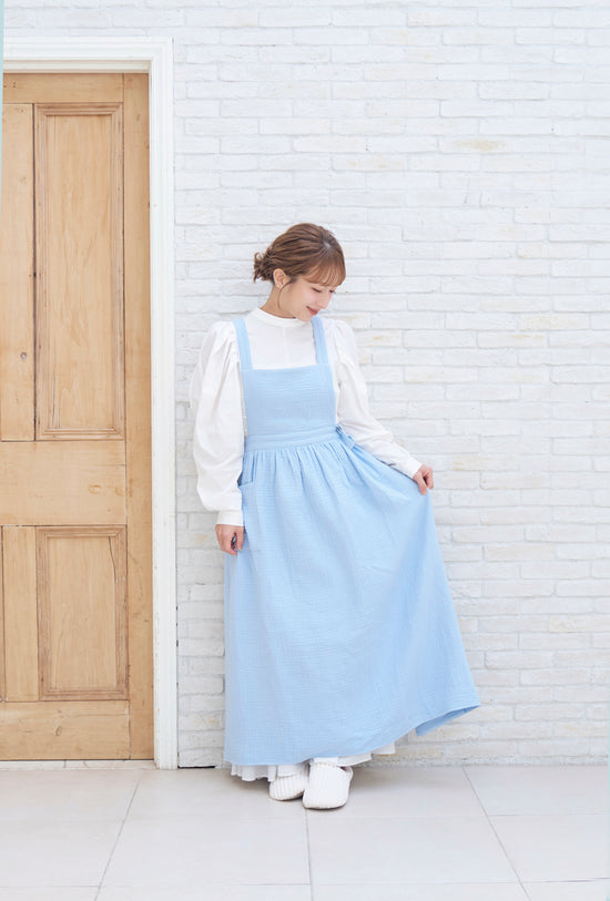 COTTON GAUZE APRON