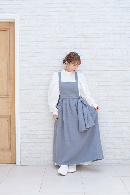 COTTON GAUZE APRON TOWEL SET