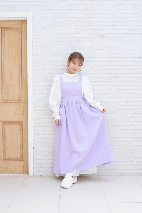 COTTON GAUZE APRON