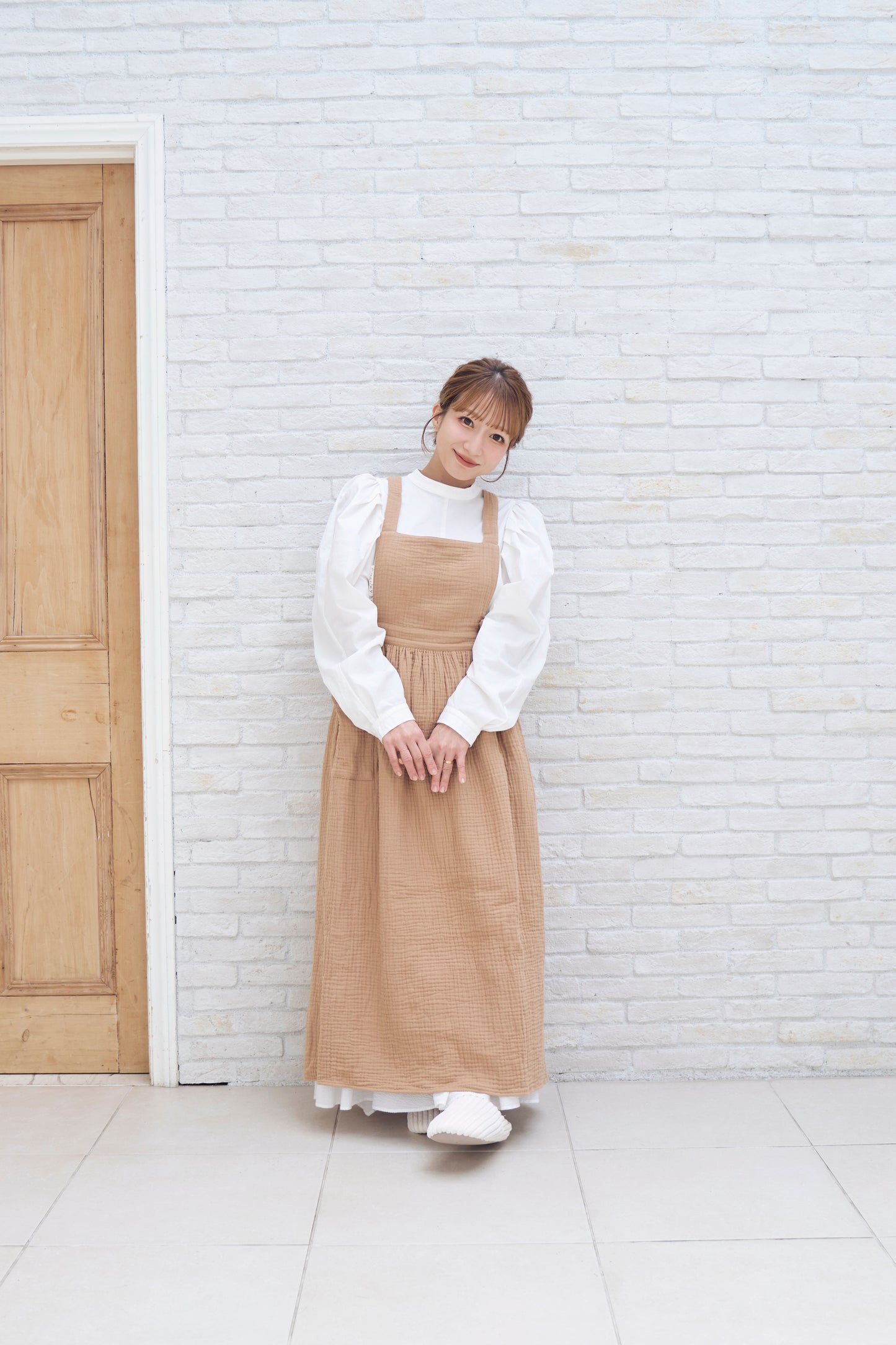 COTTON GAUZE APRON